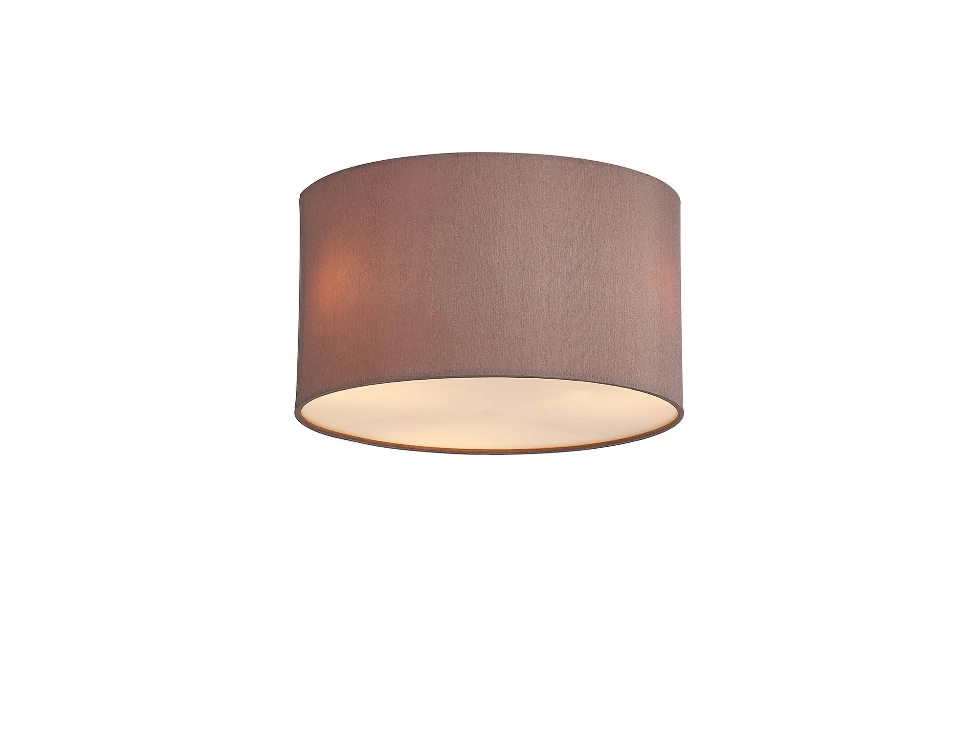 Baymont 30cm Flush 3 Light Taupe/Halo Gold, Frosted Diffuser DK0617  Deco Baymont WH TA